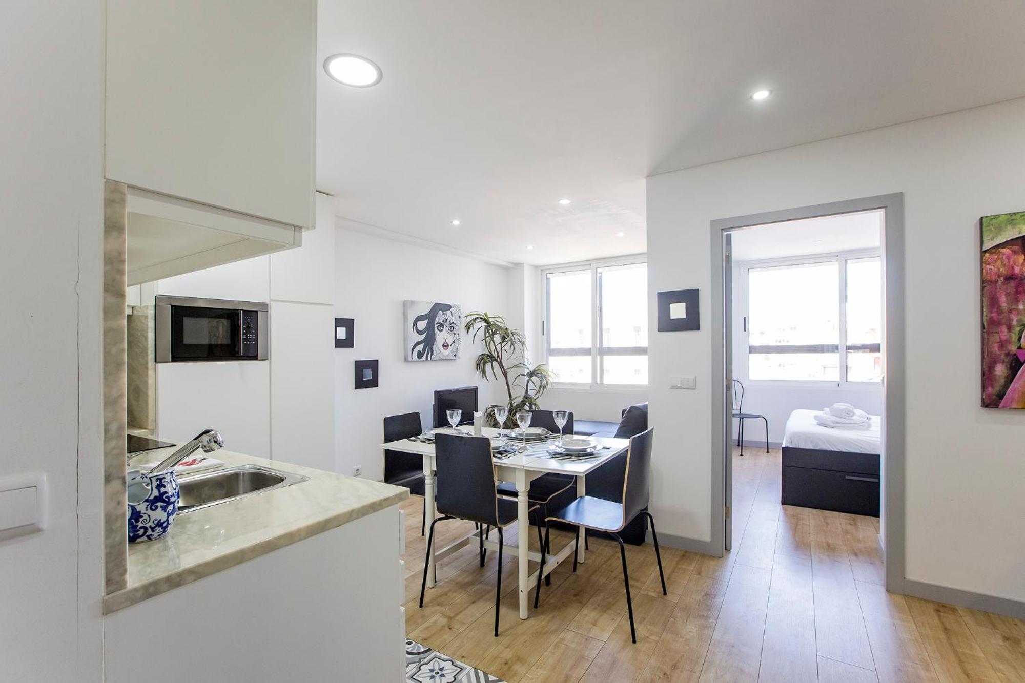 1Br Flat In Trindade W/ Ac By Metro Station Apartment Porto Bagian luar foto