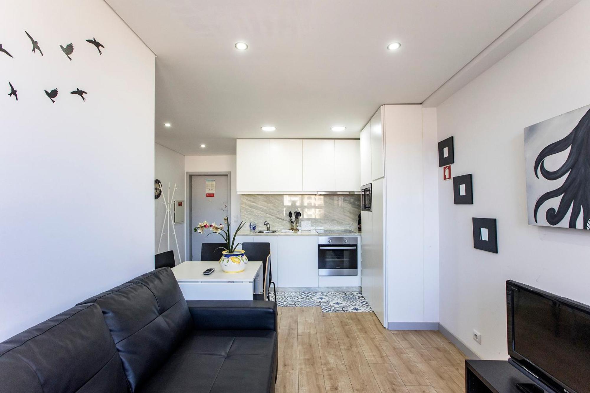 1Br Flat In Trindade W/ Ac By Metro Station Apartment Porto Bagian luar foto